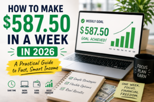 How to Make $587.50 in a Week in 2026: A Practical Guide to Fast, Smart Income
